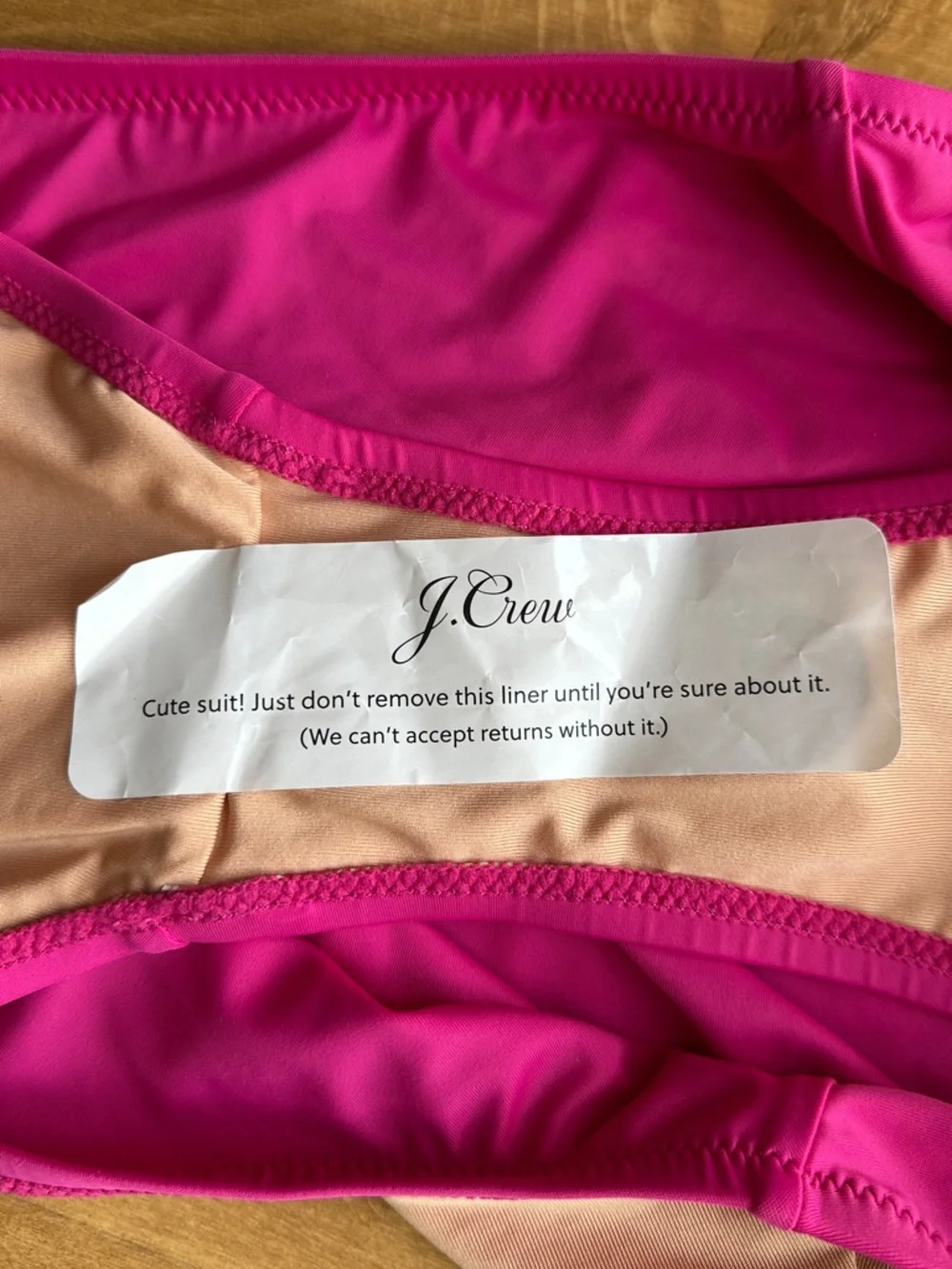 J. Crew One-Shoulder Bow Tie One-Piece Swimsuit, Fuchsia, Size 8, NWT